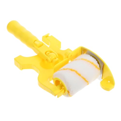 DOITOOL 1 Set Trimming Roller Brush Paint Edger Brush Cleaner Trim Edging Brush Cleaner Trim Cutting Roller Brush Edge Brush Cleaner Trim Edging Roller Applicator Plastic