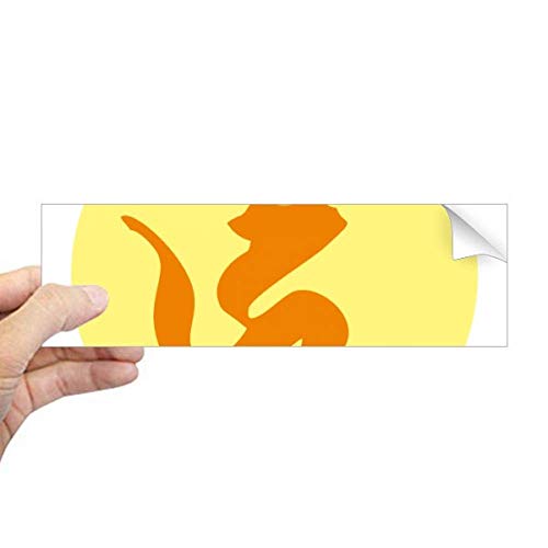 Calcomanía rectangular de budismo sánscrito y zumbido redondo para coche 2