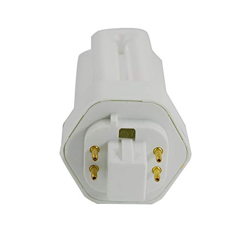 Image of Sylvania Dulux T /E /in CFL Compact Fluorescent Light Bulb 4 Pin 18W, 1 Pack | Triple Tube, GX24q-2 Base, 18 Watt Long Lasting Energy Efficient Light Bulb, 12000 hr Life, Dimmable, 4100K Cool White