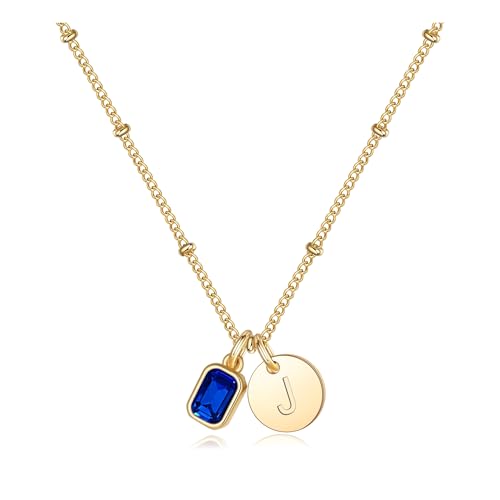 M MOOHAM �C�j�V�����a���΃l�b�N���X �����ւ̃M�t�g - 14K�S�[���h���b�L�f�B�X�N���^�[�l�b�N���X �a���΃W���G���[ �p�[�\�i���C�Y�h�M�t�g �����ւ̒a�����M�t�g �� �ޏ��̎o�� �e�F, 16" + 2.5" extender (18.5" t
