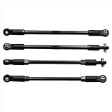 RC Accessoires Compatible avec TRAXXAS pour E Maxx T Maxx Pièces De Rechange pour Voitures Télécommandées Kit De Biellettes De Direction Avant Et Arrière