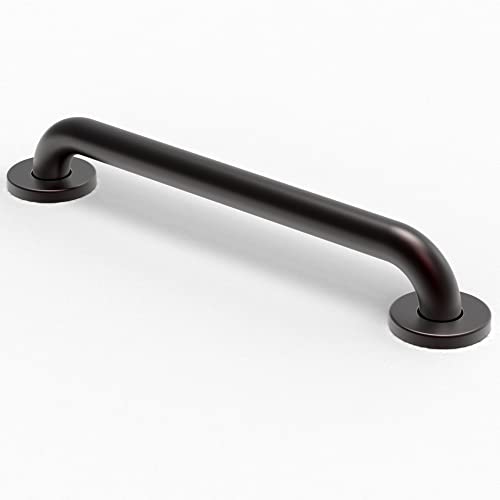 Ameriluck Stainless Steel Bath Safety Grab Bar, Ada Compliant 500Lbs Loading Capacity (Orb, 16 Inch) #TOP1