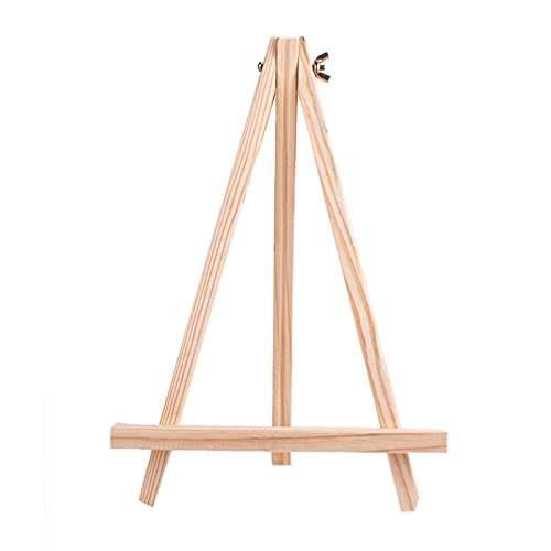 NDRFAWY デスクトップイーゼル3点セット 小型 卓上イーゼル Aフレーム 木製イーゼルスタンド - メニュー写真やウェディングサイン用イーゼル三脚ディスプレイ