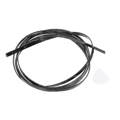 Abaodam 1pc Guitar Binding Plastic Edge Trim Flexible Decorative Strip for Ukulele
