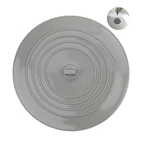 Tappo Universale Per Vasca E Lavandino In Silicone - Diametro 15cm, A Ventosa, Antiodore, Bianco - Foto 2