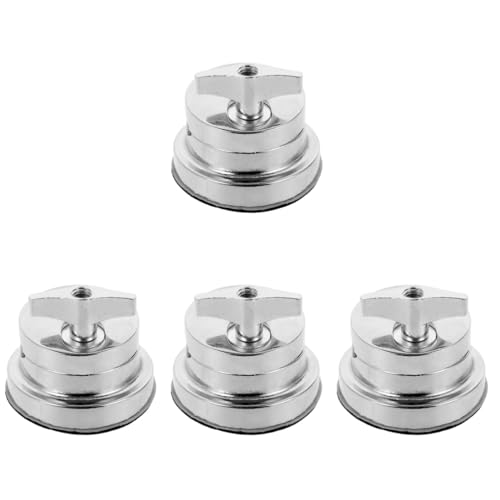 FAVOMOTO 4pcs Snare Drum Leg Rest Drum Accessories Drum Base Mounts Drum Leg Mount Bracket