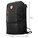 MSI Urban Raider Gaming Laptop Backpack, Quick Access, Padded Mesh, Lightweight Polyester Exterior, Fits Up to 17
