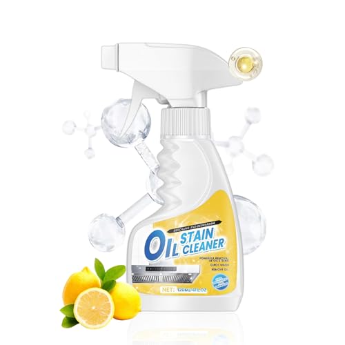 Limpiador Cocina,Solución Eliminadora De Manchas 120ml - Spray Multiusos Para Encimera Horno Placa Piso Fregadero Parrilla Campana Y Pared