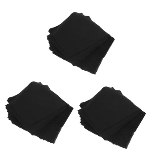 Loigohon メガネ用クリーニングクロス 3セット 50枚入り ? 眼鏡やスマホ画面の指紋・ほこりを優しく除去、コンパクトで持ち運び便利