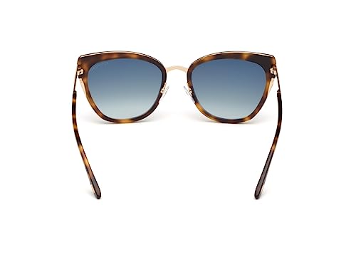 Tom Ford Butterfly Sunglasses TF717 Simona 53Q Blonde Havana/Gold 57mm FT07174