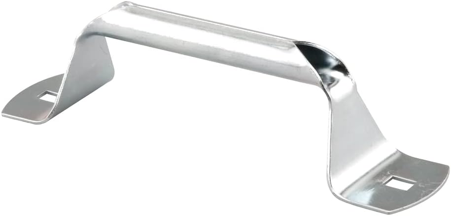 Prime-Line MP52130 Garage Door Bottom Lift Handle, 6 In, Steel, Zinc Plated Finish (2 Pack), Silver