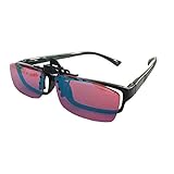 ZIIZZ Clip-on 180° Flippable HZ-055 Color Blind Glasses are Frameless and Easy to Install (Single Clip)