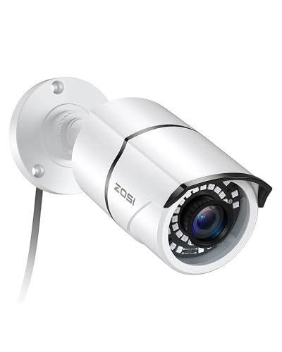 ZOSI 2MP 1080p Security Camera,4-in-1 TVI/CVI/AHD/CVBS Surveillance Bullet Camera Indoor