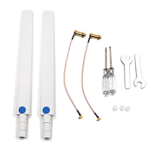 TYXTTGY Drone Range Extender 8dBi Antenna Kit - 3500m White for D-ji Phantom 4 & 3 Advanced/PRO Drone