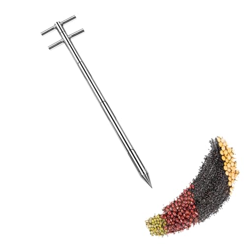 Échantillonneur de grains en acier inoxydable 1.5m de haute précision à double couche