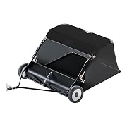 Wiltec Barredora de césped con 120 cm de ancho de barrido