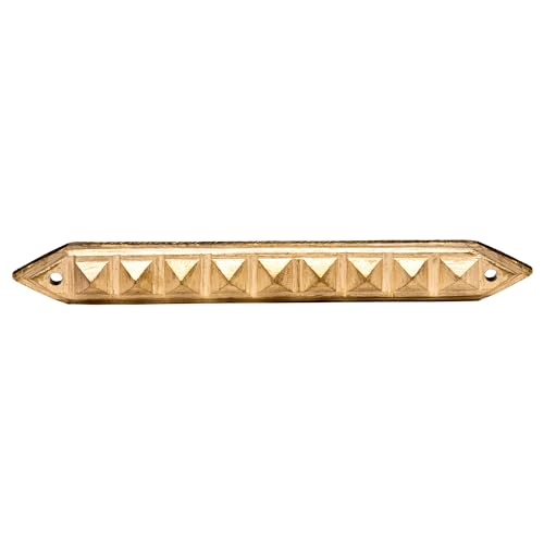 Image of Plus Value Vastu Strip Brass Pyramid Divider Virtual Partition for North, North-West Defect Vastu Remedy Home, Office and Plot Correction (Size: 5 inches)