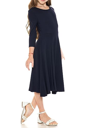 Pastel by Vivienne Women's Princess Seam A-Line Dress with Full Skirt3