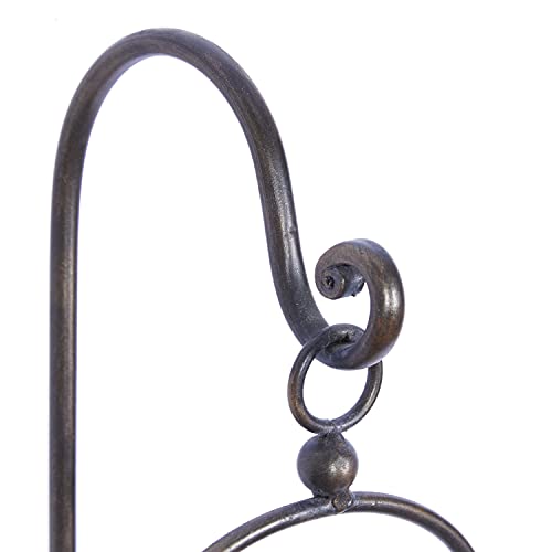 Deco 79 Traditional Glass Floral Wall Sconce, 9" X 11" X 30", Brown #TOP5