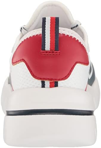 Tommy Hilfiger Women's FERIZI Sneaker, White Multi, 8.5 | Image 2