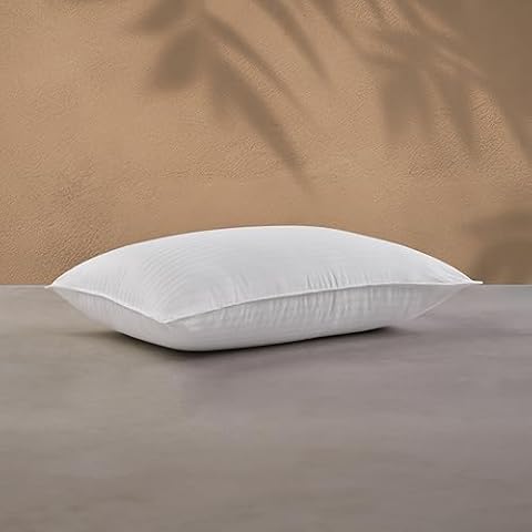 Sobel Westex: Dolce Notte II Stomach, Side and Back Sleeper Bed Pillow for Sleeping | Hotel and Resort Quality | Hypoallergenic, Down Like Fill, Soft Loft (Queen Size) Cover