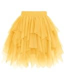 falda larga amarilla zara Póntelo en Halloween con medias de rejilla y accesorios de terror; en Navidad, combínalo con un jersey rojo brillante; o en Carnaval, úsalo como base para tus disfraces caseros. También es perfecto para fiestas temáticas, sesiones fotográficas, despedidas de soltera o, simplemente, para una noche de baile en la discoteca.