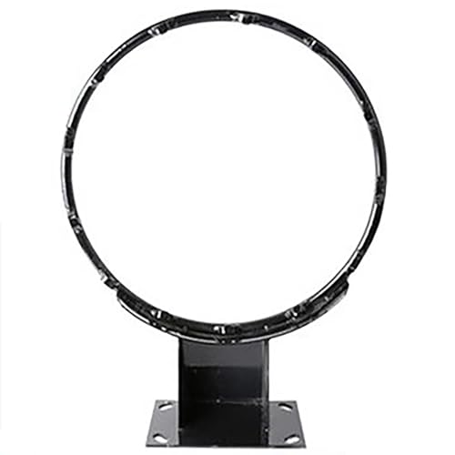 Kids Basketball Hoop, Indoor Outdoor Basketball Rim, with Spring Shock Absorption, Thickened Steel Frame, for Adults and Kids(Black,13.7in/35cm)