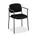 Wholesale CASE of 5 - Basyx Guest Chairs w/ Arms-Guest Chair With Arms, 23-1/4"x21"x32-3/4", Black Fabric