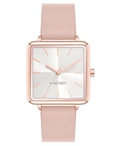 Nine West NW-2670RGBH Women's Strap Watch - Blush Pink/Rose Gold