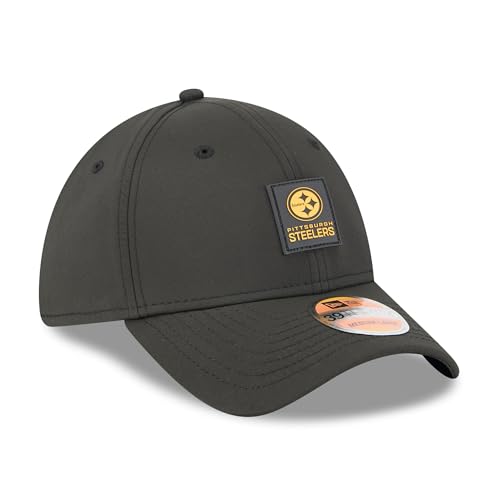 New Era Men's Black Pittsburgh Steelers 2025 Sideline 39THIRTY Flex Hat - Image 3