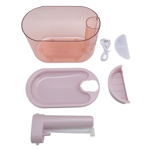 Fuente de Agua Automática para Gatos 2.2L Rojo miniatura 5