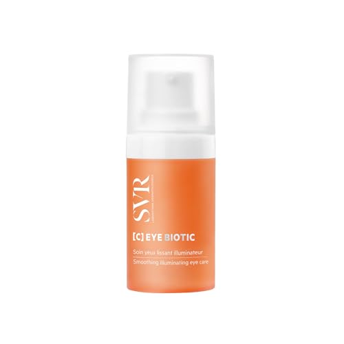 SVR C Biotic Eye Contour Cream. 5% Vitamin C Moisturizer for Puffiness, Dark Circles, Brightening & Even Skin Tone. Vegan, Made in France, 1 Fl. Oz.