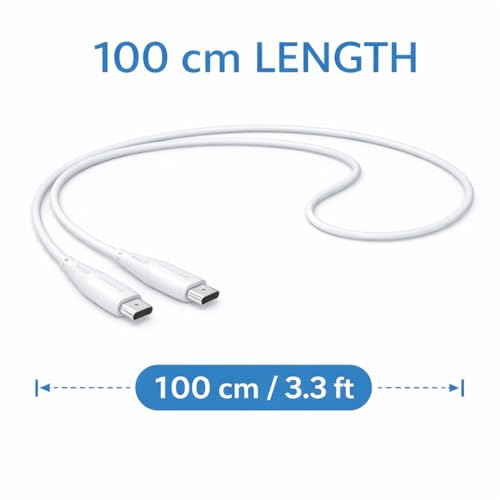 Cavo USB-C a USB-C 100 cm, Ricarica Rapida PD 60W, Cavo di Ricarica e Trasferimento Dati per iPhone 17/16/15 Pro Max/Plus, iPad Pro/Air, MacBook, Samsung Galaxy, tablet, laptop