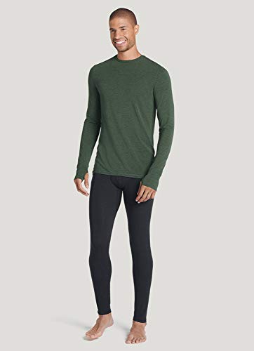 Jockey Men's T-Shirts Thermocore Long Sleeve Crew, Forest Heather, Xl #TOP27