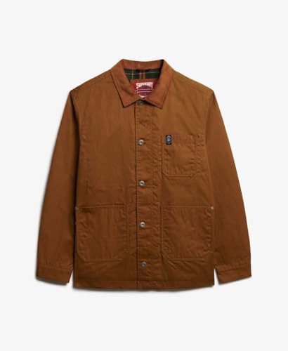 Superdry Para Hombre. M5012196A Chaqueta The Merchant Store MarróN (L), Casual, PoliéSter - 7