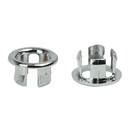 housesweet Bonde de trop-plein ronde avec grille pour lavabo de salle de bain Cover