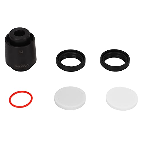 Riesgo de 35 mm para bicicleta delantera delantero Sello de polvo para bicicleta Kit de limpiaparabrisas de polvo para reparación de reemplazo al aire libre