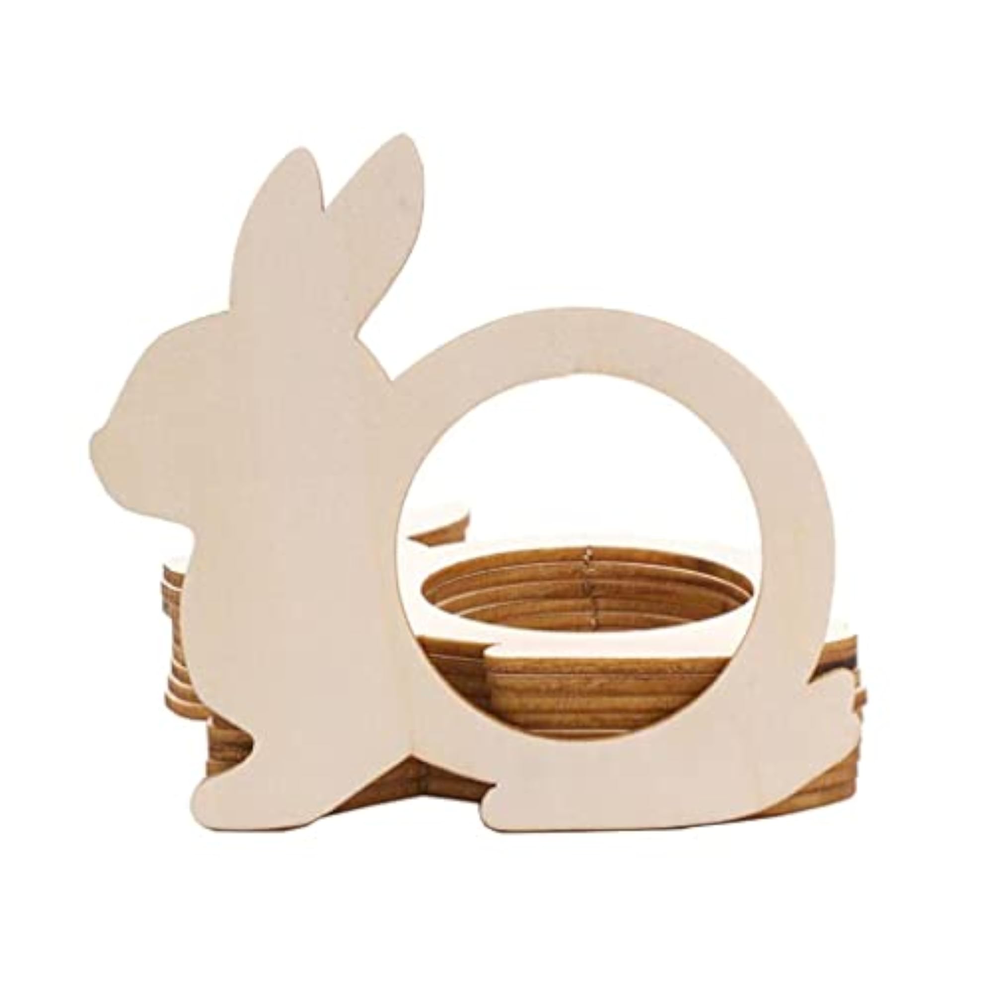10pcs Cartoon Animal Wooden Napkin Rings Set