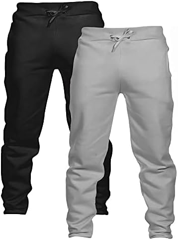 KIT 2 Calças Masculina Moletom Conforto Corrida Skinny