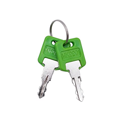 Image of 10 Pcs Keys RV MK9901 Compatible with FIC Code 9901 6601 Rv-Motorhome-Master Green Key