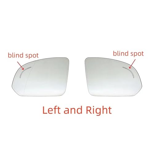 Rétroviseur pour Volvo XC40 2020-2024 miroir chauffant avec angle mort blanc