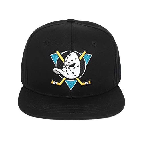 Image of TRIVINKIN Mighty Ducks hat Men's Duck hat Hockey Cap Adjustable Snapback Baseball Hat with Embroidered Logo Size (S-XL)