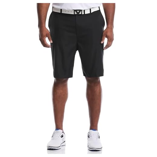 Golf Shorts - Comfortable Golf Shorts For Warm Weather | Golf Accessories Pro Spin 3.0 Performance 10" Golf Shorts with Active Waistband (Size 30 - 44 Big & Tall), Caviar, 38