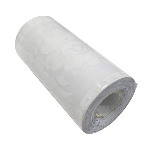 IMIKEYA borda de papel de parede de renda branca à prova d'água, autoadesivo, papel de parede, deco