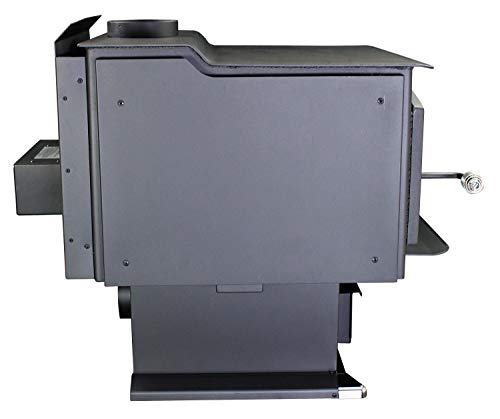 Ashley Hearth Aw3200E-P 3,200 Sq. Ft. Epa Certified Pedestal Wood Burning Stove With Blower, Black #TOP4