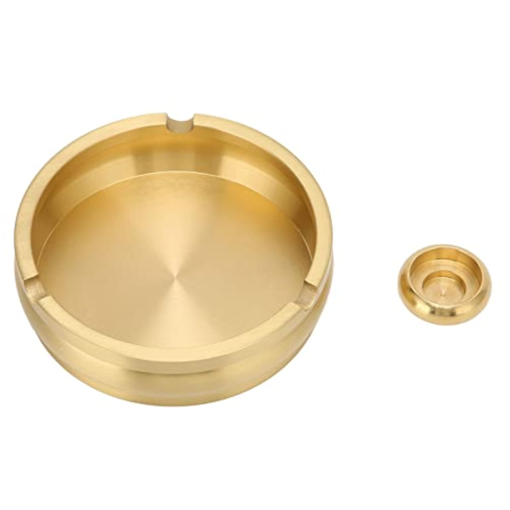 Durable Stainless Steel Ashtray for Home Office
