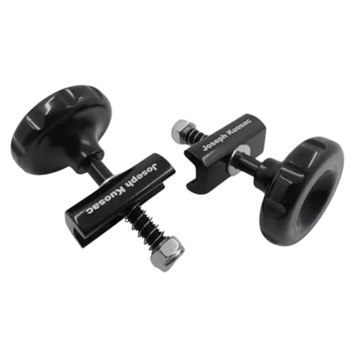 Image of Joseph Kuosac Hinge Clamp Lever Plate Set for Brompton C Line A line B75 CHPT3 (Black)