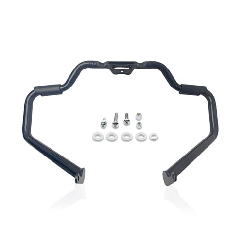 Crash bar moto noir pour Harley Softail Heritage Sportster Deluxe