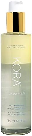 KORA Organics Milky Mushroom Gentle Cleansing Oil, Oil-to-Milk Oil Cleanser