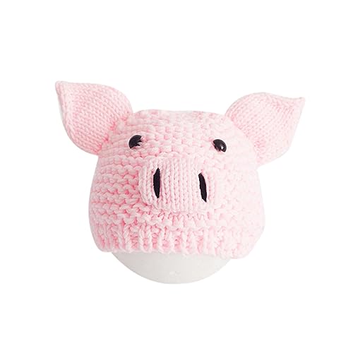 Cappello Lavorato A Maglia Per Neonati Con Motivo A Maialino Accessori Per Per La Fotografia E Luso Quotidiano
